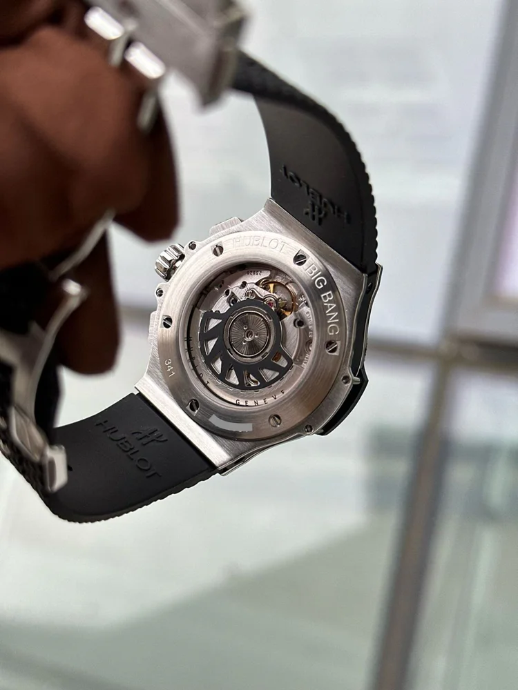 Hublot Big Bang 41 mm Steel Ceramic Chronograph Box & Papers 2007